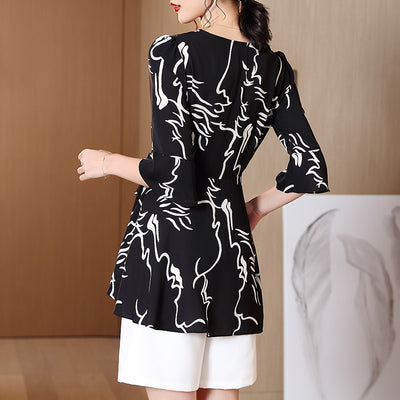 Blusa Coreana de Gasa con Detalle Cola de Golondrina - Image 4