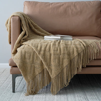 Manta Tejida Jacquard para Pie de Cama - Colección Otoño Invierno - Image 2