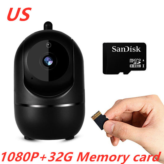 Four white indoor security cameras with black lenses and small antennas, shown in a 4-piece set. - Image 19