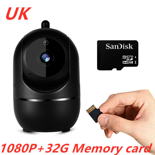 Four white indoor security cameras with black lenses and small antennas, shown in a 4-piece set. - Image 18