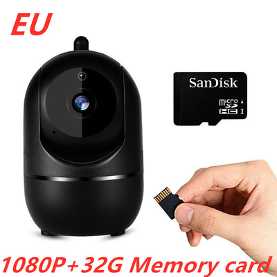 Four white indoor security cameras with black lenses and small antennas, shown in a 4-piece set. - Image 22