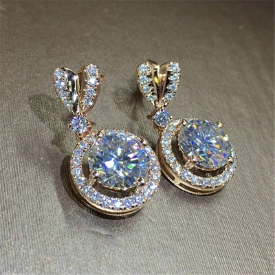 Aretes Colgantes Bohemios Redondos para Mujer