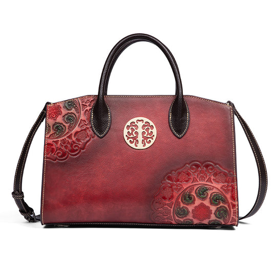 Bolsa de Hombro Retro Étnica - Estilo Nacional Elegante para Mujer