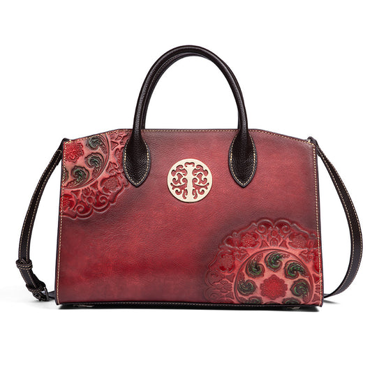 Bolsa de Hombro Retro Étnica - Estilo Nacional Elegante para Mujer