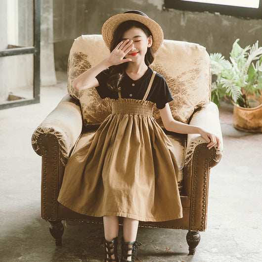 Conjunto Falda con Tirantes Estilo Western Tendencia Red - Image 4