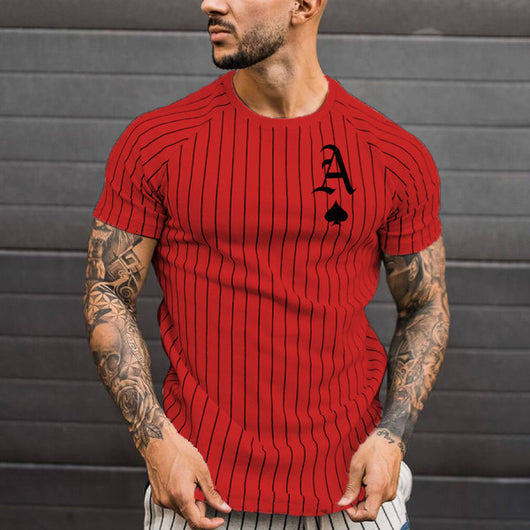 Camiseta Hombre Cuello Redondo Estampado Naipes - Image 13