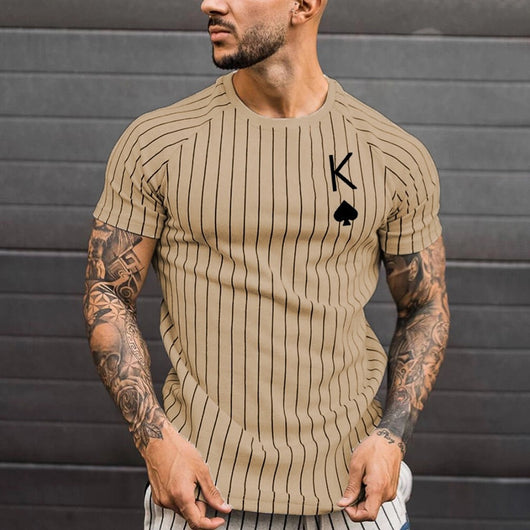 Camiseta Hombre Cuello Redondo Estampado Naipes - Image 12