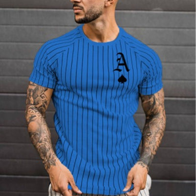 Camiseta Hombre Cuello Redondo Estampado Naipes - Image 2