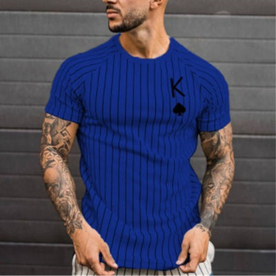 Camiseta Hombre Cuello Redondo Estampado Naipes - Image 5