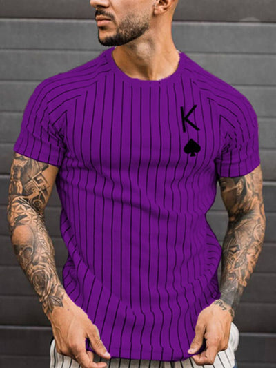 Camiseta Hombre Cuello Redondo Estampado Naipes - Image 6