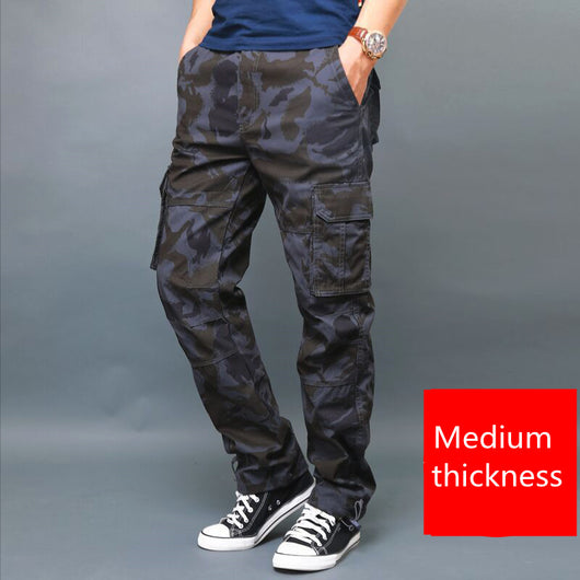 Pantalones de Trabajo con Múltiples Bolsillos y Tirantes - Image 12