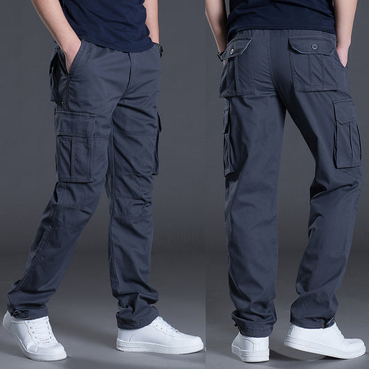Pantalones de Trabajo con Múltiples Bolsillos y Tirantes