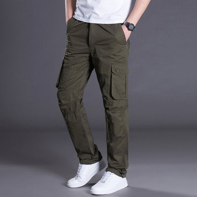 Pantalones de Trabajo con Múltiples Bolsillos y Tirantes - Image 7