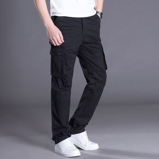 Pantalones de Trabajo con Múltiples Bolsillos y Tirantes - Image 5