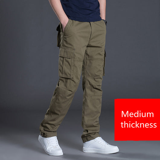 Pantalones de Trabajo con Múltiples Bolsillos y Tirantes - Image 10