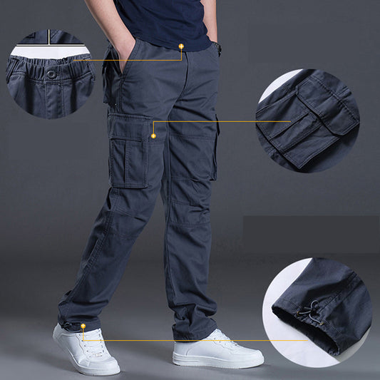 Pantalones de Trabajo con Múltiples Bolsillos y Tirantes - Image 2