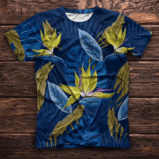Camiseta Cuello Redondo Serie Pájaros con Impresión 3D - Image 8