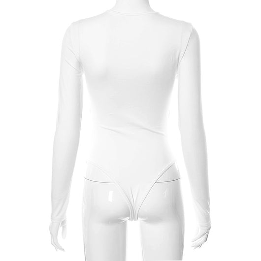 Body Ajustado con Escote Cruzado y Mangas Largas - Image 12