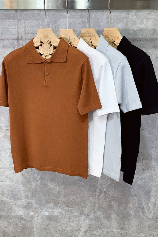 Polo de Manga Corta Tejido para Hombre - Colección Verano - Image 5