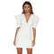 Vestido de Fiesta Elegante para Mujer Escote en V Profundo