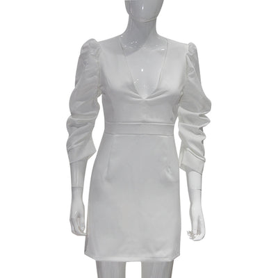 Vestido de Fiesta Elegante para Mujer Escote en V Profundo - Image 4