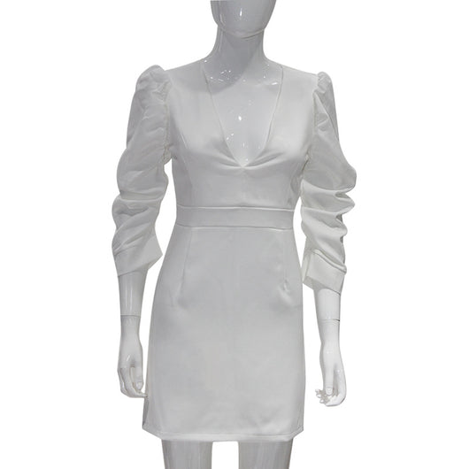 Vestido de Fiesta Elegante para Mujer Escote en V Profundo - Image 4