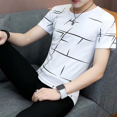 Camiseta Básica Cuello Redondo Manga Corta para Estudiantes - Image 9