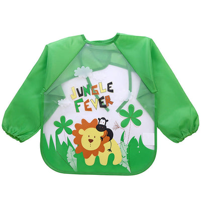 Bata de Cambio Reversible Impermeable de Manga Larga para Niños - Image 9