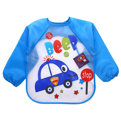 Bata de Cambio Reversible Impermeable de Manga Larga para Niños - Image 14