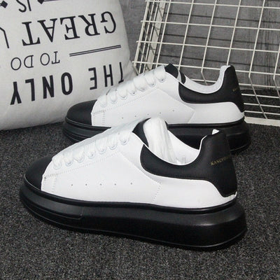 Zapatillas Deportivas Blancas para Mujer con Plataforma Elevadora