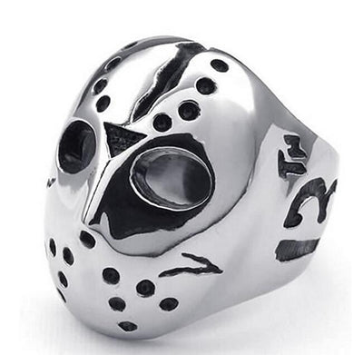 Anillo Biker de Acero Inoxidable Viernes 13 - Image 8