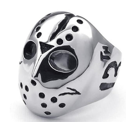 Anillo Biker de Acero Inoxidable Viernes 13 - Image 3