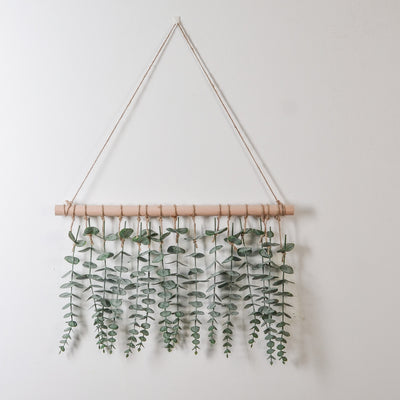 Decoración de Pared con Hojas de Eucalipto Artificial y Helecho Verde - Image 16