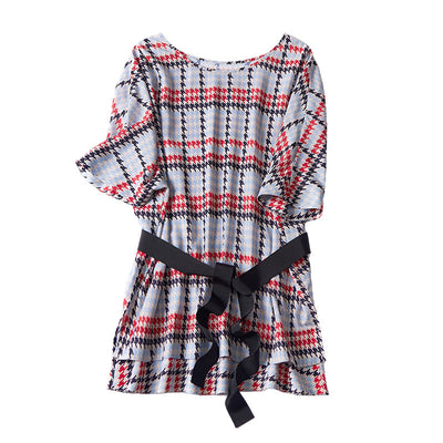 Blusa Elegante de Gasa Manga Corta para Mujer - Image 3