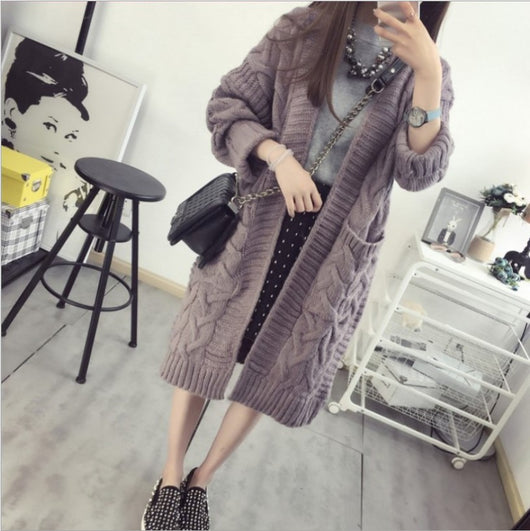 Chaqueta Suéter con Bolsillos Retorcidos para Mujer - Image 10