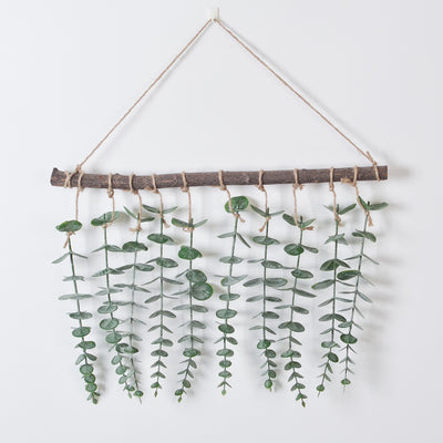 Decoración de Pared con Hojas de Eucalipto Artificial y Helecho Verde - Image 26