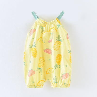 Enterizo Infantil de Algodón Absorbente con Tirantes - Image 6