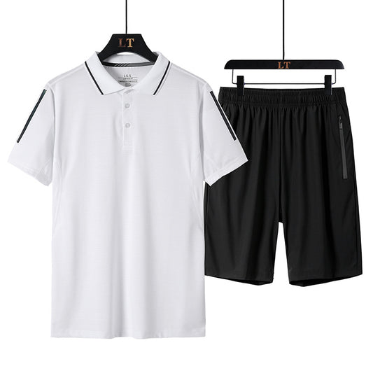Playera Fresca de Seda de Hielo para Hombre - Secado Rápido