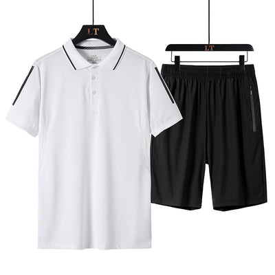 Playera Fresca de Seda de Hielo para Hombre - Secado Rápido