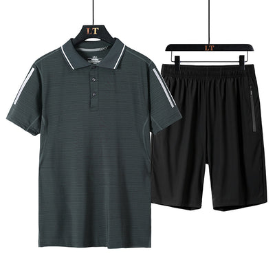Playera Fresca de Seda de Hielo para Hombre - Secado Rápido - Image 2