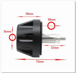 Eje Trasero de Goma para Motocicleta - Piezas Modificadas de Alto Rendimiento - Image 4
