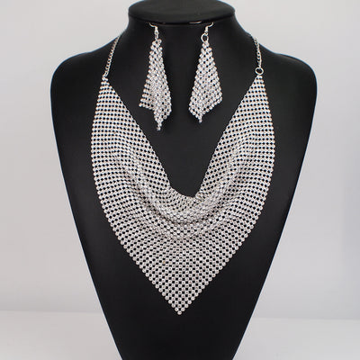 Collar de Seda con Lentejuelas - Conjunto Falso Collar Collar - Image 22
