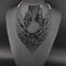 Collar de Seda con Lentejuelas - Conjunto Falso Collar Collar