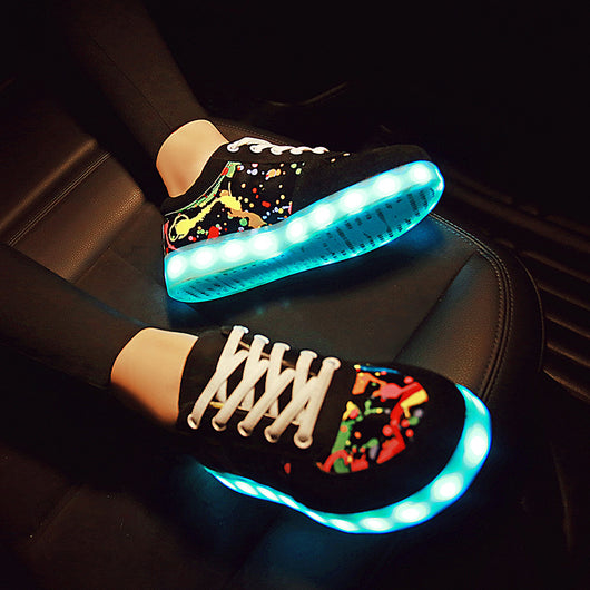 Zapatillas LED Luminosas para Parejas con Carga USB - Image 11