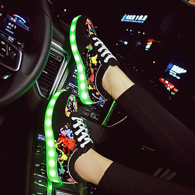 Zapatillas LED Luminosas para Parejas con Carga USB - Image 3