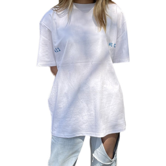 Playera Casual Suelta con Estampado en Espalda - Image 2