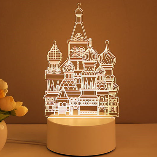 Lámpara LED 3D Acrílica USB Neon - Decoración Luminosa para Hogar - Image 6