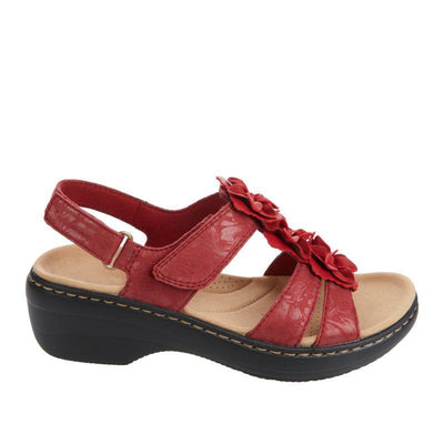 Sandalias Casuales con Cuña Hueca y Flores Boca de Pez - Image 11