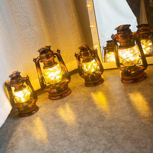 Linterna Decorativa Portátil con Luz Cálida - Diseño Caballo