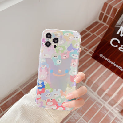 Funda iPhone Transparente con Carita Sonriente - Compatible iPhone 12 Pro Max, 11, XS, XR, 7, 8 Plus - Image 3